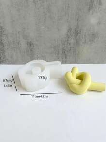 1入組矽膠創意打結設計矽膠模具 - 白色 - 查看 2