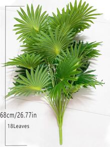 1株绿色仿真植物，家居装饰用假植物 - 綠色 - 查看 6