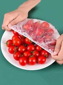 100入組/套一次性網紗餐飲帳篷 - 無色 - 查看 1