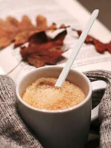 50 件木制咖啡搅拌棒学校用品返校 - 卡其色 - 查看 2