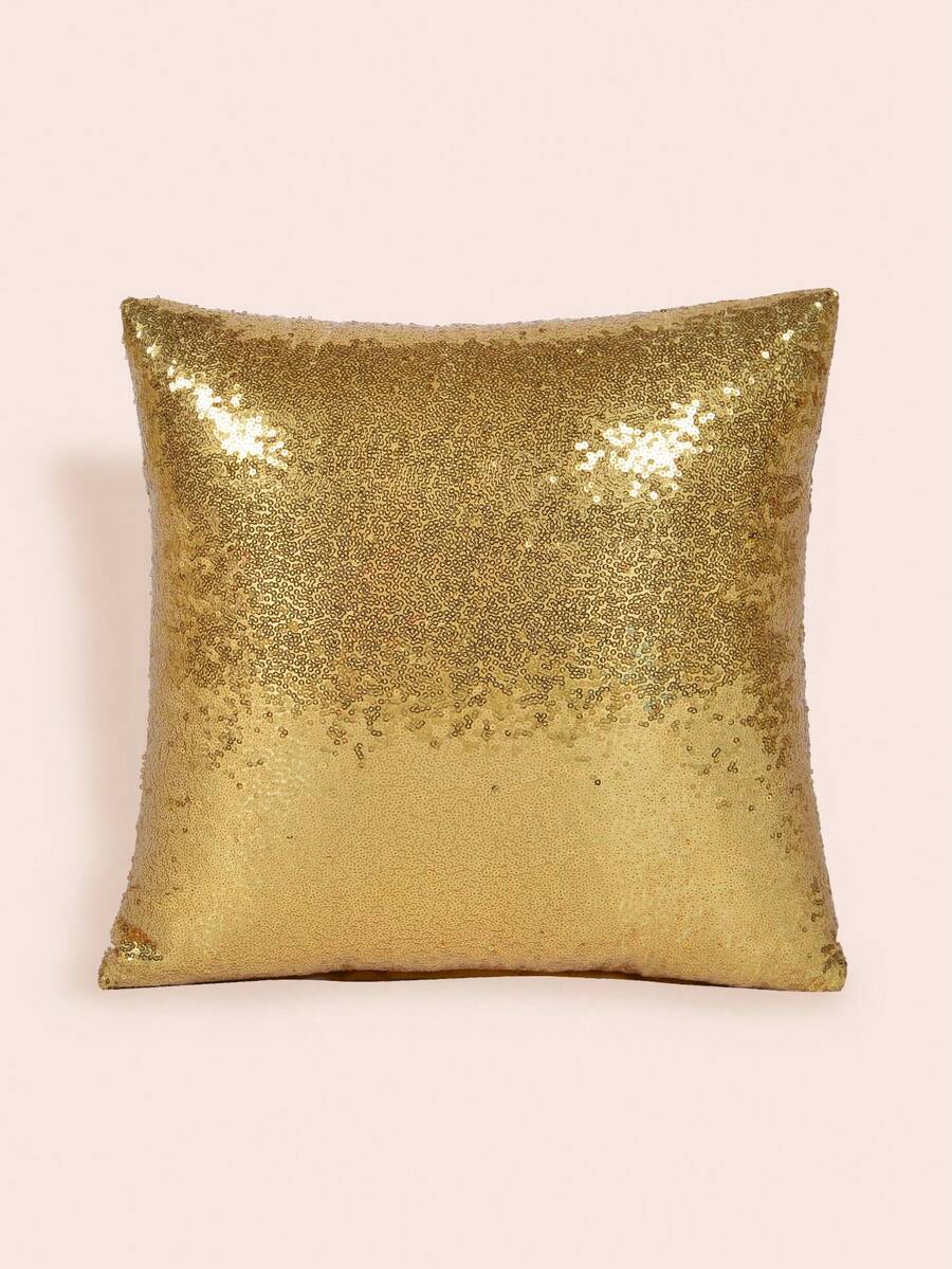 亮片靠墊套不附帶墊芯 - 金色 - 查看 1