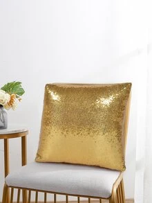 亮片靠墊套不附帶墊芯 - 金色 - 查看 3