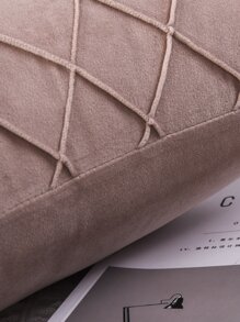 1入組素色靠墊套不附帶墊芯 - 杏色 - 查看 6