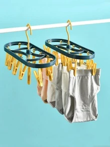 1pc Multifunction Underwear Hanger - Multicolor - View 1