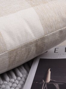 格紋圖案靠墊套不附帶墊芯 - 彩色 - 查看 6