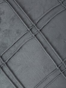 Miater 1pc Plain Cushion Cover Without Filler - Grey - View 6