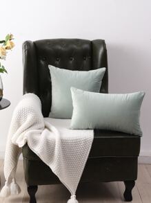 Miater 1 Pieza Funda De Cojín Liso Sin Relleno