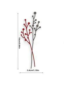 1pc Plant Design Cutting Die - Silver - View 2