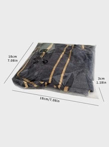 1入組套幾何圖案餐椅套現代滌綸彈力餐廳椅套 - 彩色 - 查看 8