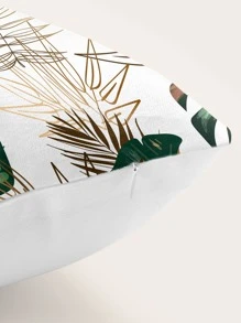 Leaf Print Cushion Cover Without Filler, Modern Throw Pillow Case, Pillow Insert Not Include, For Sofa, Living Room - Multicolor - View 2