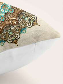 Mandala Print Cushion Cover, Polyester Throw Pillow Case, Pillow Insert Not Include, For Sofa, Home Decor - Multicolor - View 2