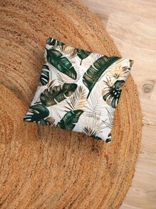 Leaf Print Cushion Cover Without Filler, Modern Throw Pillow Case, Pillow Insert Not Include, For Sofa, Living Room - Multicolor - View 5