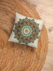 Mandala Print Cushion Cover, Polyester Throw Pillow Case, Pillow Insert Not Include, For Sofa, Home Decor - Multicolor - View 6