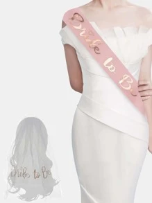 1 套字母图案腰带、派对头带和贴花，圣诞节 - 彩色 - 查看 2