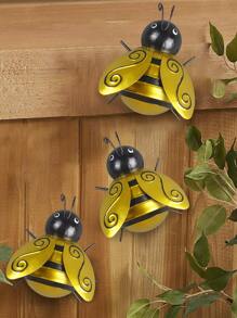 1pc Bee Design Garden Decoration Craft - Multicolor - View 1