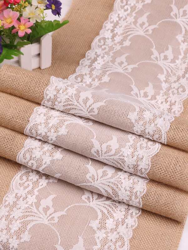 Lace Decor Disposable Table Runner SHEIN USA