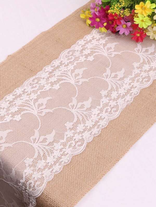 Lace Decor Disposable Table Runner SHEIN USA