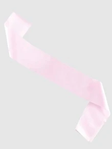 1pc Solid Color Party Sash - Pink - View 2
