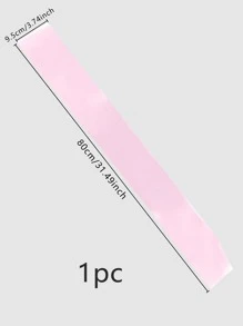 1pc Solid Color Party Sash - Pink - View 3