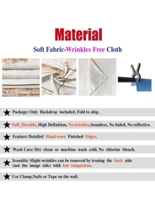 閃亮圖案背景窗簾 - 彩色 - 查看 2