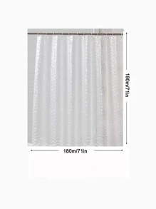 Cortina de ducha transparente impermeable - transparente - Ver 6