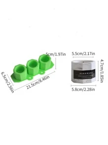 1pc Diy Aromatherapy Candle Gypsum Cup Mold (Random Color) - Multicolor - View 2