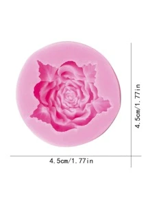 Molde de silicona con diseño de flor - Rosa - Ver 5