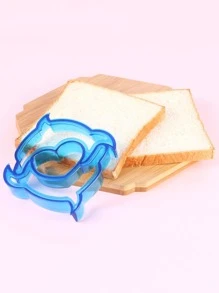 1pc Dolphin Shaped Toast Cutting Mold, Cartoon Bread Cutter, For Household