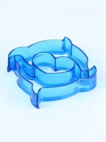 1pc Reusable Plastic Sandwich Breakfast Cutter Mould,Creative Blue Dolphin Shaped Cookie Biscuits Kitchen Mold,For Children