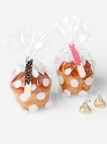 اكياس تعبئة وتغليف نمط عشوائي 100 قطعة - شفاف - مشاهدة 3