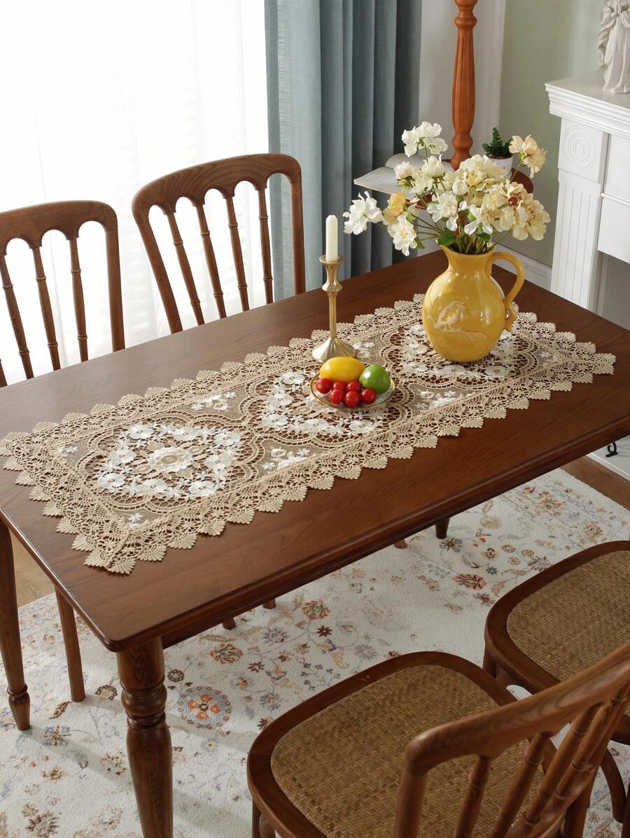 Người chạy bàn thêu hoa - Nhiều màu - Xem 1