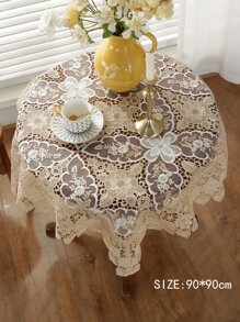 Floral Embroidered Table Runner - Multicolor - View 4