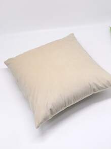 Plain Cushion Cover Without Filler - Beige - View 7