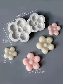 1入組花朵形狀隨機糖果模具 - 彩色 - 查看 4