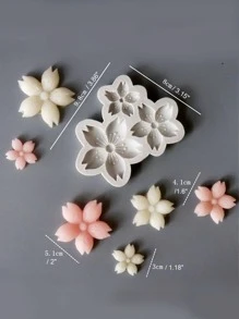 1入組花朵形狀隨機糖果模具 - 彩色 - 查看 5