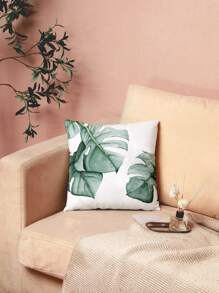 葉子圖案靠墊套不附帶墊芯 - 彩色 - 查看 5