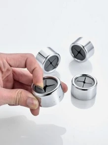 1入組自粘性壁掛式毛巾架吸盤式毛巾夾適用於浴室和廚房 - 銀色 - 查看 4