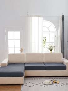 Bọc đệm ghế sofa trơn - Xám - Xem 5