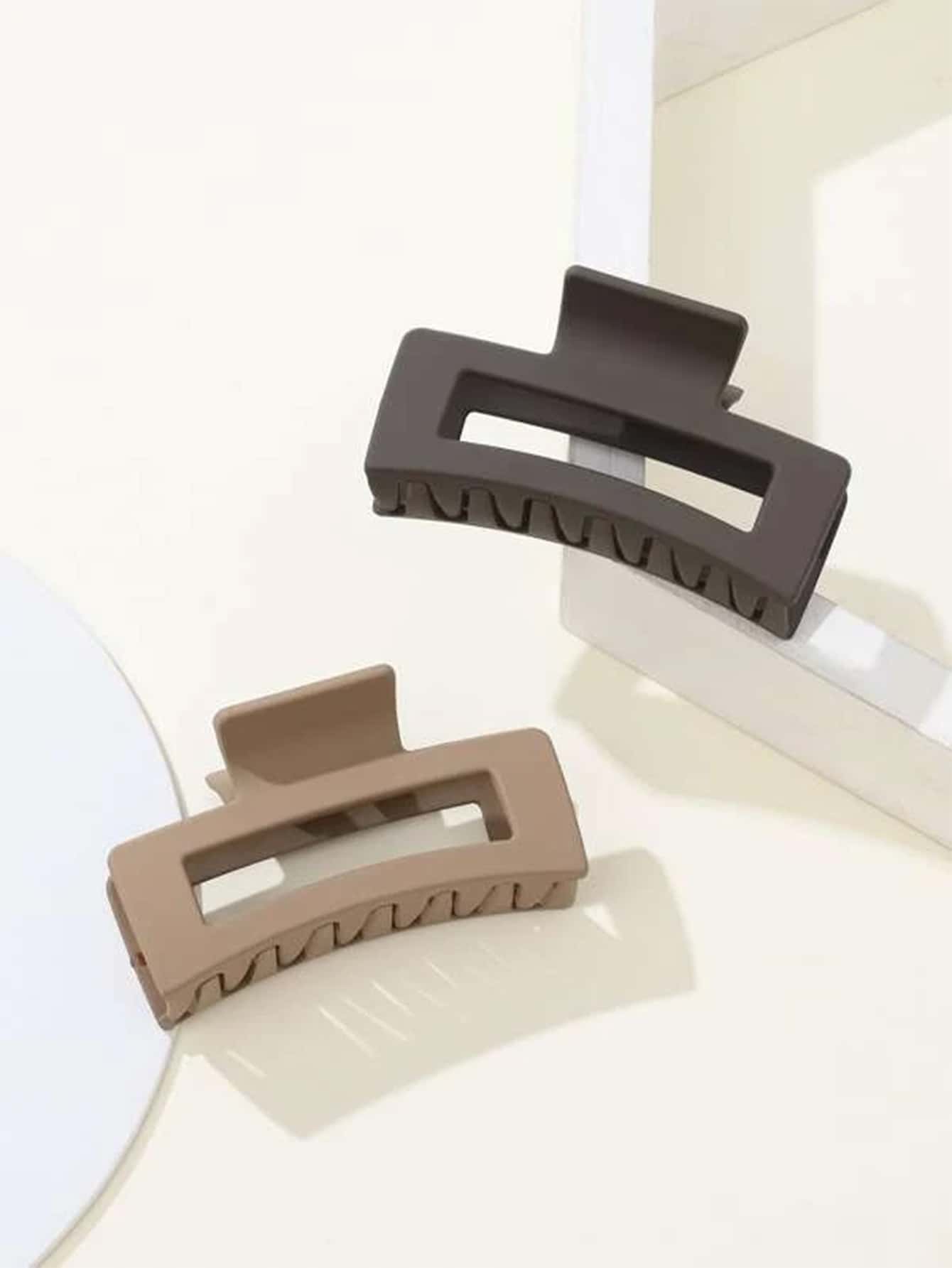 2 cái vuốt tóc hình chữ nhật - Nhiều màu - Xem 1