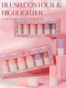 6支多功能腮紅棒套裝 - 彩色 - 查看 7