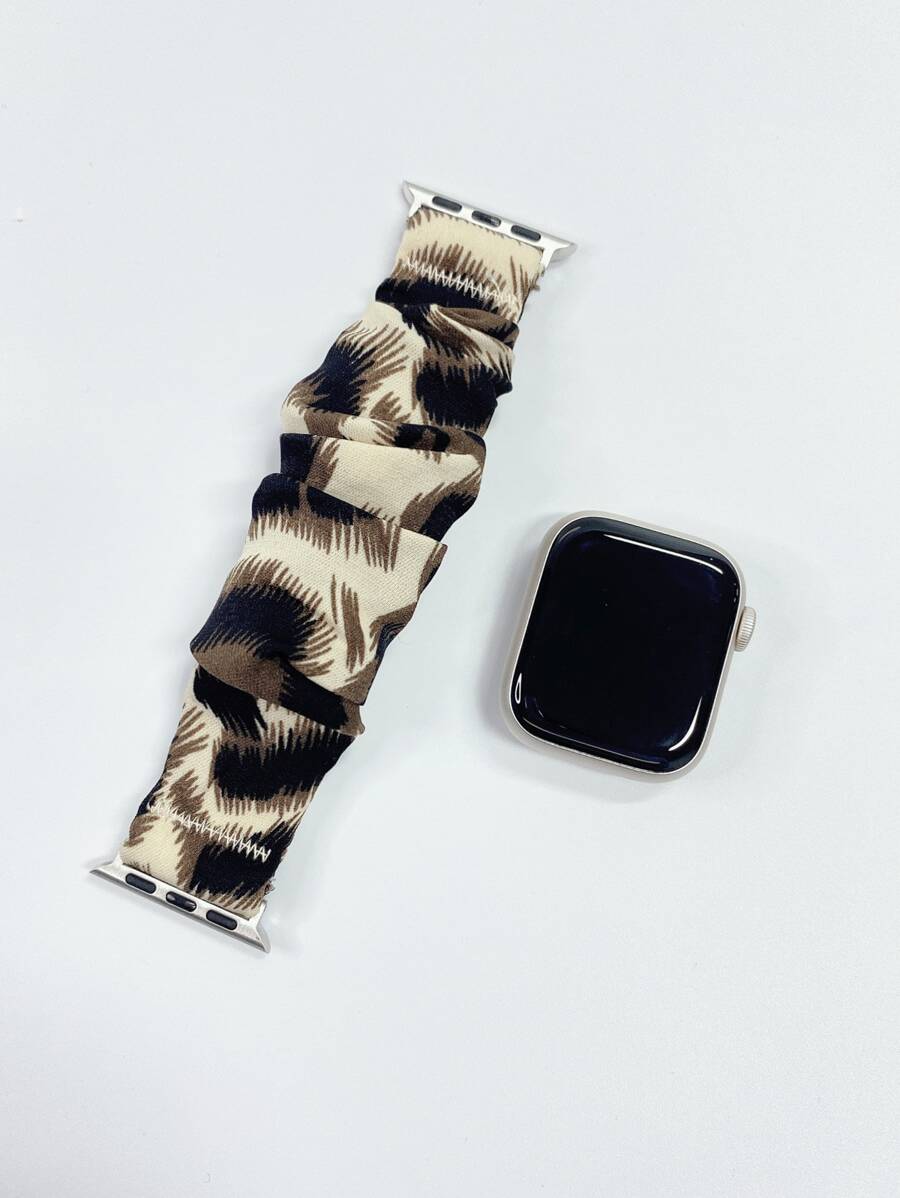 dây đeo đồng hồ thiết kế Scrunchie tương thích với Apple Watch - Nhiều màu - Xem 1