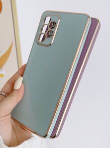 Ốp điện thoại đôi mạ 6D chống sốc màu tím và xanh lá cây, phiên bản quốc tế, không phải phiên bản nội địa. - Nhiều màu - Xem 5