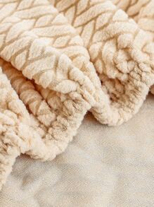 1入組幾何提花彈力沙發座套客廳現代滌綸沙發靠墊套 - 米色 - 查看 8