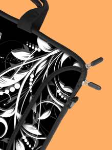 1pc Laptop Sleeve Bag Compatible With Apple Macbook Air 13-Inch, Huawei Matebook 15-Inch, Xiaoxin 13, Asus, Dell 15-Inch Notebooks, With Hand & Crossbody Strap - Multicolor - View 3