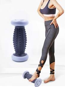 1pc Fitness Muscle Relax Massage Roller - Grey - View 1