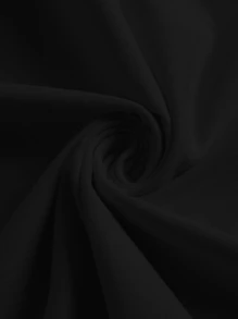 SHEIN BASICS Plus  Solid V Neck Tank Top - Black - View 6