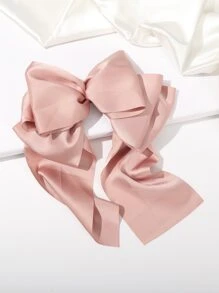 Kẹp tóc hình nơ dễ thương, phụ kiện màu hồng cho ngày Valentine, kẹp tóc càng cua, kẹp tóc cài đầu, đồ dùng học tập, thanh lịch, sinh viên, trang phục mùa đông cho nữ, nơ, phụ kiện tóc, phụ kiện đội đầu, ghim cài tóc - Hồng - Xem 3