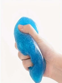 Gel mềm làm sạch cửa gió ô tô - Màu xanh lam - Xem 5