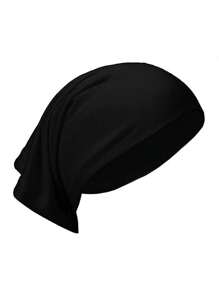 Solid Head Wrap - Black - View 3