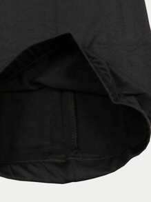 Solid Head Wrap - Black - View 6